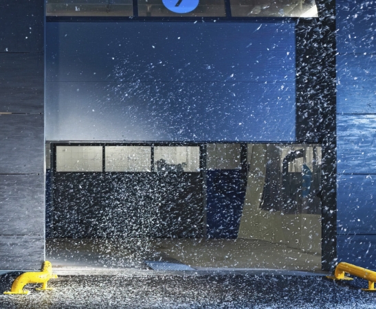 Панорамные ворота AluTherm в Геленджике